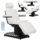 Fotoliu cosmetic electric pentru salon cosmetic pedichiură reglare operare cu piciorul + telecomandă 3 actuatoare Bologna