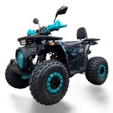 Atv 125cc Mini Rocket Hunter II 8&amp;quot; semi-automat 4T benzina albastru
