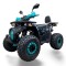 Atv 125cc Mini Rocket Hunter II 8&amp;quot; semi-automat 4T benzina albastru