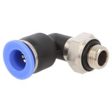 Conector Push-In Rotativ 90&deg; - 0,95-15 bar, 0-60&deg;C