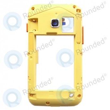 Capac Samsung S6802 Ace Duos spate, spate galben mijlociu foto
