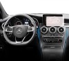 Folie protectie display navigatie Duragon, din silicon, pentru Mercedes GLC (X253) 2015-2019, mata, anti-amprenta, kit instalare
