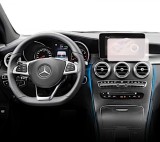 Folie protectie display navigatie Duragon, din silicon, pentru Mercedes GLC (X253) 2019-2022, mata, anti-amprenta, kit instalare