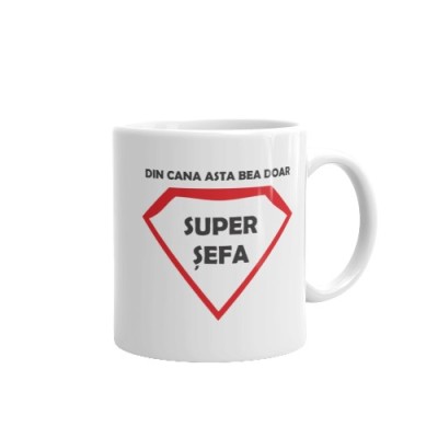 Cana alba personalizata Super Sefa, INOVATIX&amp;reg;. 330ml foto