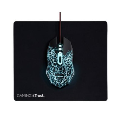 TRUST BASICS GAMING MOUSE &amp;amp; PAD &amp;quot;24752&amp;quot; (timbru verde 0.18 lei) foto