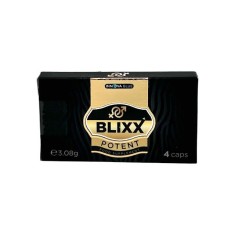 Capsule BLIXX Potent, unisex, pentru libido, potență și &icirc;mbunătățirea performanțelor sexuale, cu guarana și ginseng, 4 buc