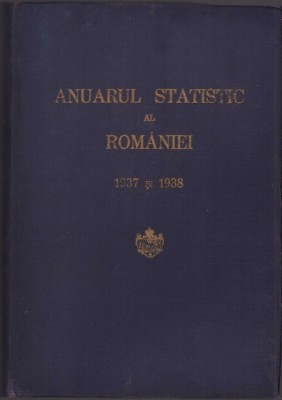 MSP30 Anuarul statistic al Rom&amp;acirc;niei 1937 și 1938 foto