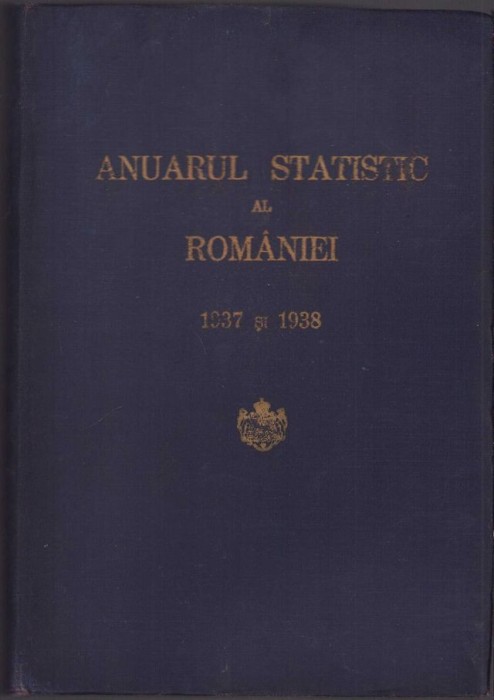 MSP30 Anuarul statistic al Rom&acirc;niei 1937 și 1938