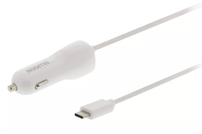 Incarcator auto 12-24V - USB Type C 3A alb Sweex foto