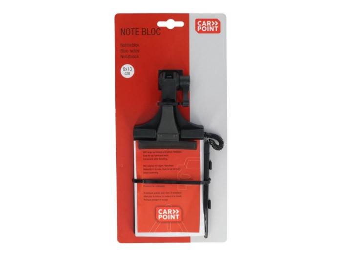 Bloc notes cu ventuza Carpoint format mare cu pix inclus