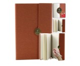 Notepad A5 cu inchidere magnetica, 95 pagini, Lean 20683