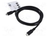 Cablu USB 3.2 USB C 1,5m Goobay negru 10Gbps