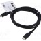 Cablu USB 3.2 USB C 1,5m Goobay negru 10Gbps