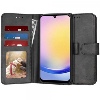 Husa pentru Samsung Galaxy A25 A256, Techsuit, Diary Book, Neagra foto