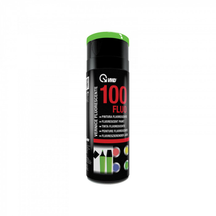 Vopsea spray fluorescentă &ndash; 400 ml &ndash; verde &ndash; VMD Italy