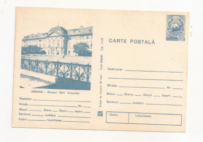 RF29 -Carte Postala- Oradea, Muzeul Tarii Crisurilor, necirculata 1981 foto