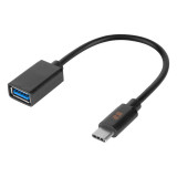 Cablu USB mama - tata USB Type C OTG 15cm REBEL