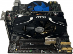 Kit ASUS B85M-E + Xeon E3-1245v3(i7 4770)+ GTX 1060 + 16 gb DDR3 1600mhz + cooler foto