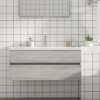 Gossi dulap de chiuveta, sonoma gri, 100x38,5x45 cm, lemn prelucrat