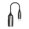 Adaptor Baseus, Audio Converter L60, USB-C to USB-C to Jack 3,5 mm, Negru