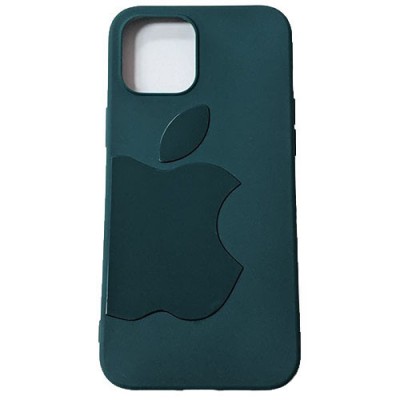 Husa iPhone 12 Pro Max 6.7 Silicon Dark Green foto
