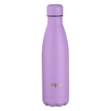 Sticlă Apă Izotermă, Aqua, Lila Mat, Capacitate 0,5L, Termos Inox, Oem