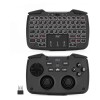 Mini tastatura wireless 3 in 1, touchpad, gamepad cu vibratii, turbo pentru pc, ps3, android, tv box, smart tv MultiMark GlobalProd, Rii tek