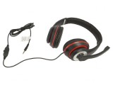 Căști Over-Ear cu Microfon Negru/Roșu Jack 3.5mm