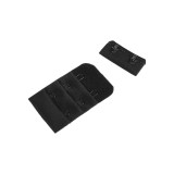 Set 2 extensii fixe pentru sutien, latime 34 mm, Negru