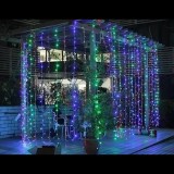 Instalatie perdea, 9x1m, 384LED, multicolor