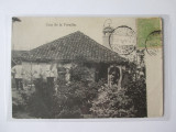 Rara! Carte postala casa de la Poradim,circulata TCV 1906