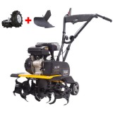 Cumpara ieftin Motocultor Profesional, Texas Lilli 365TG, transmisie dublu arbore, benzina, 1.4kW, adancime 260mm, latime 400-600mm, 2 viteze, roti cauciuc, rarita