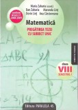 MATEMATICA PREGATIREA TEZEI CU SUBIECT UNIC, SEMESTRUL 1-MARIA ZAHARIA, DAN ZAHARIA-263436