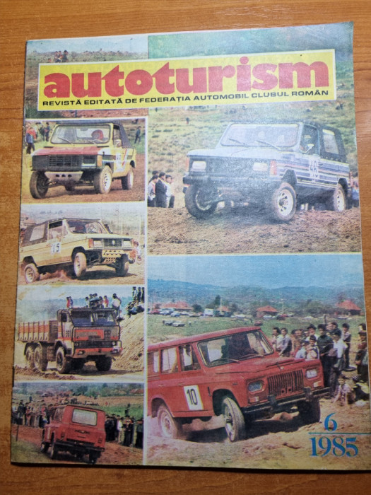 autoturism iunie 1985- art. aro,mobra hoinar,autocrosul aro