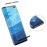 Folie protectie de sticla 9H, sticla securizata pentru Samsung Galaxy S10 Plus/S10+, Negru