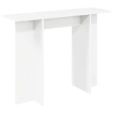 vidaXL Masă de consolă Alb 100 x 30 x 75 cm Lemn prelucrat 8001167