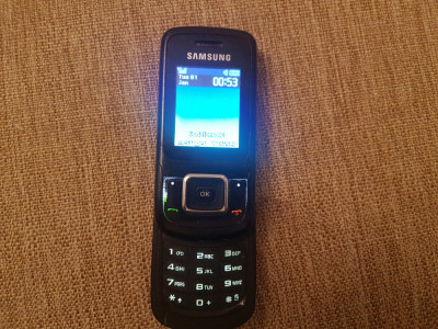 Telefon Slide Dame Samsung E1360B Negru Liber de retea Livrare gratuita! foto