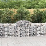 VidaXL Coșuri gabion arcuite 40 buc, 200x50x80/100 cm, fier galvanizat