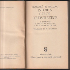 HONORE DE BALZAC - ISTORIA CELOR TREISPREZECE