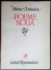 MIRCEA IVANESCU - POEME NOUA (VERSURI, editia princeps - 1983) foto