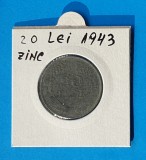 Moneda Regatul Romaniei 20 Lei 1943 in stare buna