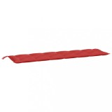 Cumpara ieftin Perna banca de gradina, rosu, 200x50x7 cm, textil oxford