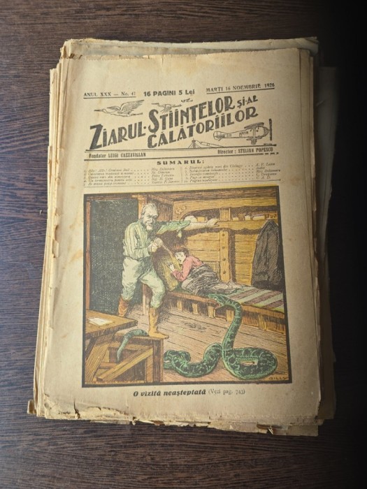 Ziarul Ştiinţelor şi al Călătoriilor - nr. 47/1926