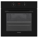 Cuptor incorporabil Heinner HBO-V659GCD-GBK, Multifunctional, 9 functii, 65 l, Grill, Iluminare, Geam triplu, Clasa A, Negru