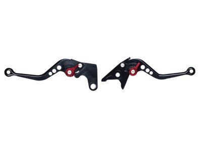 Set 2 manete frana si ambreiaj reglabile Yamaha R1/R6/FZ1, culoare negru Cod Produs: MX_NEW CNC0071 foto