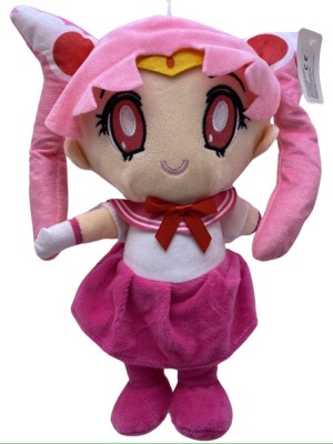 Jucarie plus Sailor Moon - Usagi roz 25cm foto