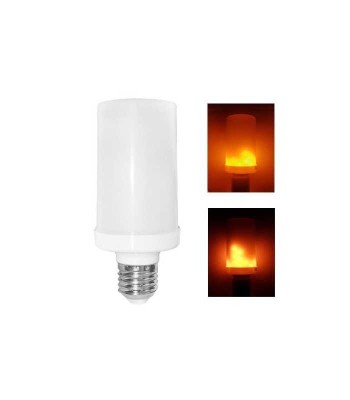 Bec LED 4W E27 1800K alb cald cu efest flacara V-TAC foto