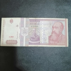 Bancnota ZECE MII LEI - 10.000 Lei - Februarie 1994, circulata