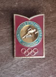 QW9 - N7 13 - Insigna sport - JO Moscova 1980 - atletism - sprint, Europa