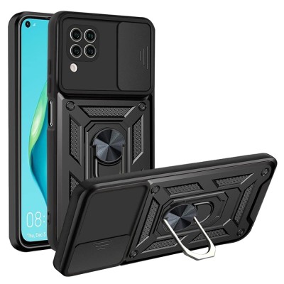 Husa Huawei P40 Lite protectie camera Techsuit CamShield Series, negru foto